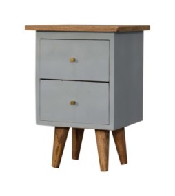 Sky Blue Hand Painted Bedside