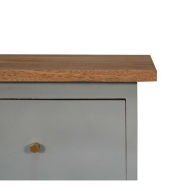 Sky Blue Hand Painted Bedside