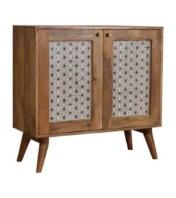 Geometric Screen Printed Cabinet