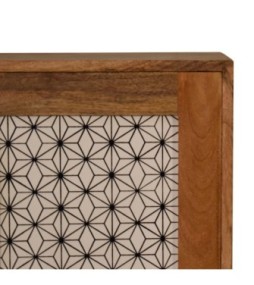 Geometric Screen Printed Cabinet