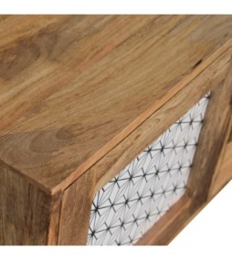 Armoire à motif géométrique sérigraphié