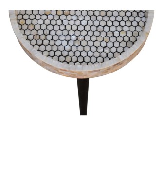 Honeycomb Mosaic End Table