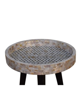 Honeycomb Mosaic End Table