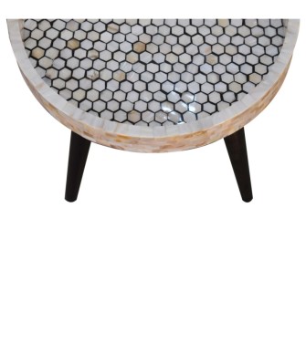 Honeycomb Mosaic End Table