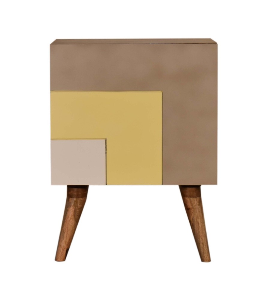 Table de chevet jaune Québec