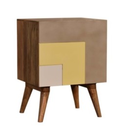Table de chevet jaune Québec