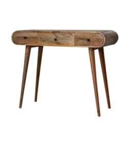 Oak-ish Round Dressing Table