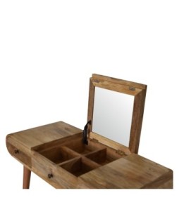 Oak-ish Round Dressing Table