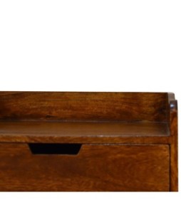Table de chevet Gallery Back - finition châtaigne