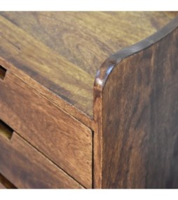 Table de chevet Gallery Back - finition châtaigne