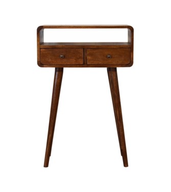 Mini Chestnut Console Table