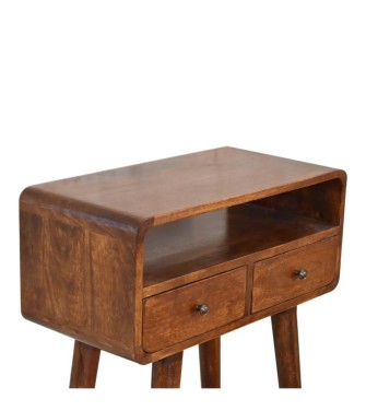 Mini Chestnut Console Table
