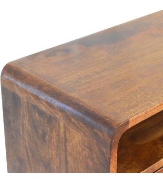 Mini Chestnut Console Table