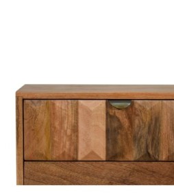 Table de chevet Prism aspect chêne