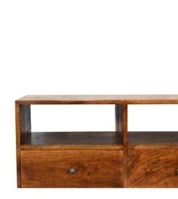 Chestnut Nordic 3 Drawer TV Unit