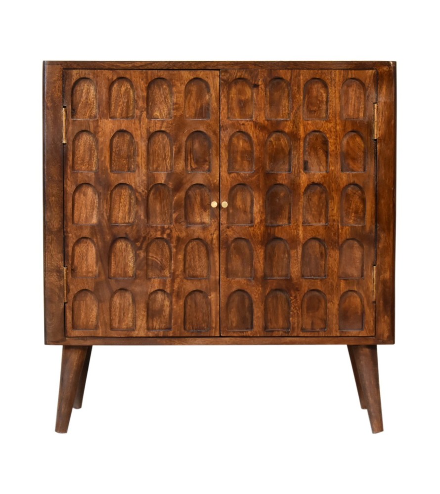 Chestnut Arch Cabinet