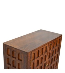 Chestnut Arch Cabinet