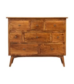 Chestnut Solid Wood 8 Drawer Chest