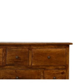 Chestnut Solid Wood 8 Drawer Chest