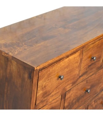 Chestnut Solid Wood 8 Drawer Chest