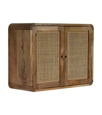 Armoire à lessive suspendue grise en maille
