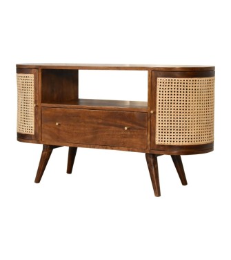 Meuble TV Larissa couleur châtaigne