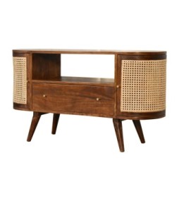 Meuble TV Larissa couleur châtaigne