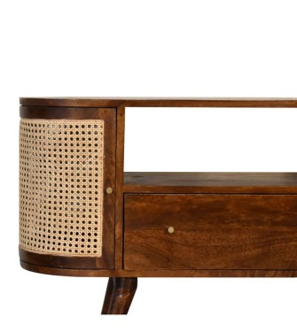 Meuble TV Larissa couleur châtaigne