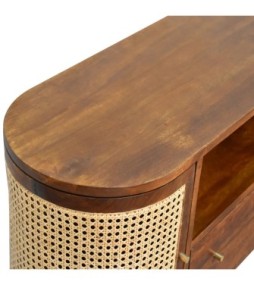 Meuble TV Larissa couleur châtaigne