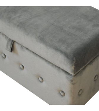 Emerald Velvet Lid-up Ottoman