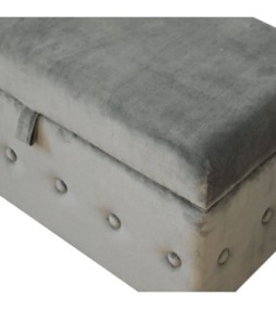 Emerald Velvet Lid-up Ottoman