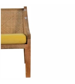 Larissa Mustard Cotton Velvet Chair