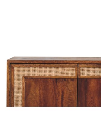 Carved Chestnut Cabinet