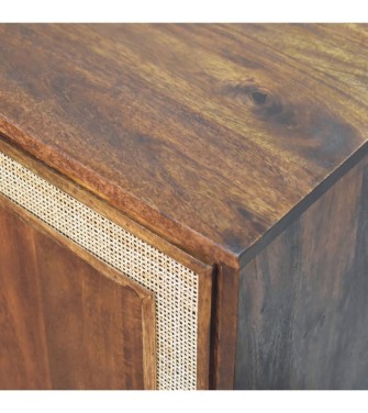 Carved Chestnut Cabinet