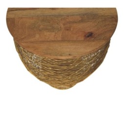 Netted Metal Side Table