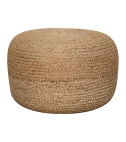 Natural Jute Pouffe