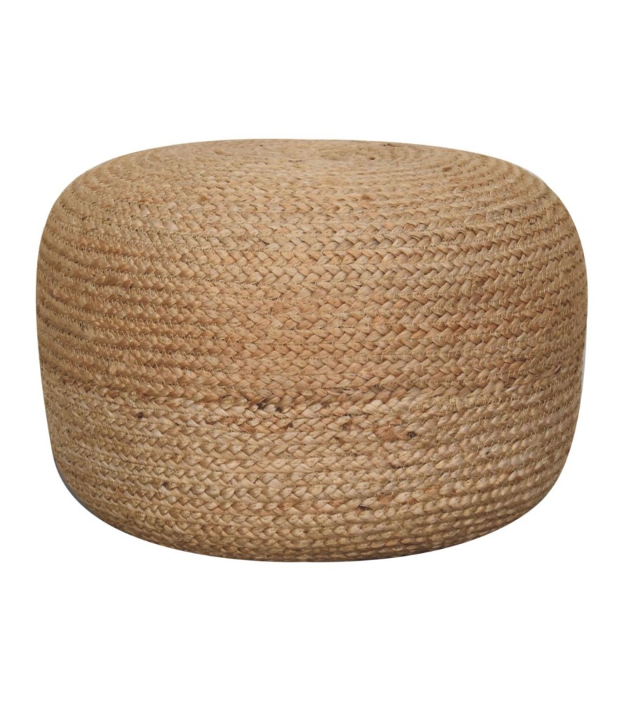 Pouf en Jute Naturel