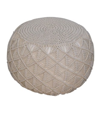 Pouf Ansley crème