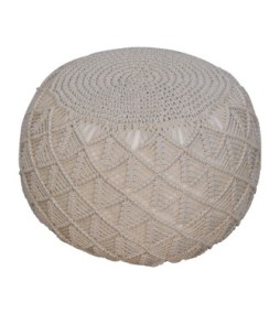 Pouf Ansley crème