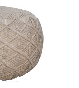 Pouf Ansley crème