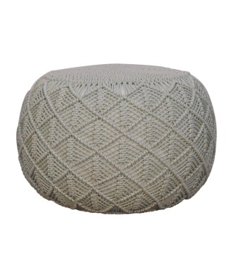 Ansley Sage Green Pouffe