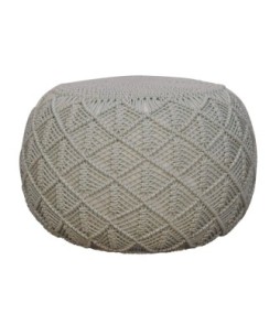 Ansley Sage Green Pouffe