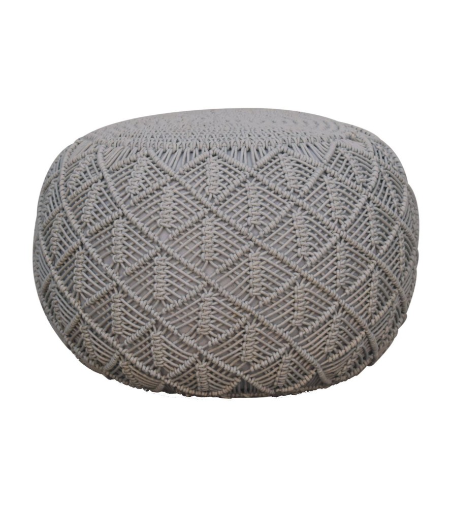 Pouf Ansley gris