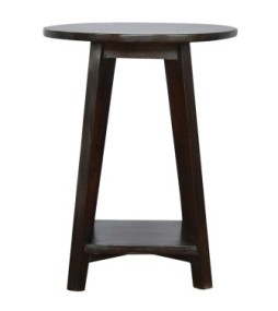 Tabouret de bar finition noyer sous châssis