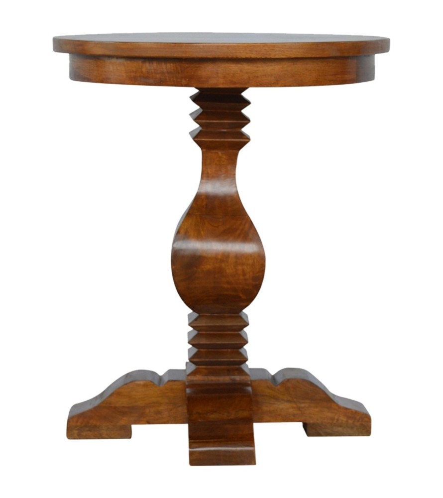Round Pedestal Tea Table
