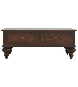 Turned 4 Drawer Coffee Table