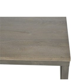 Industrial Cross Metal Oatmeal Coffee Table