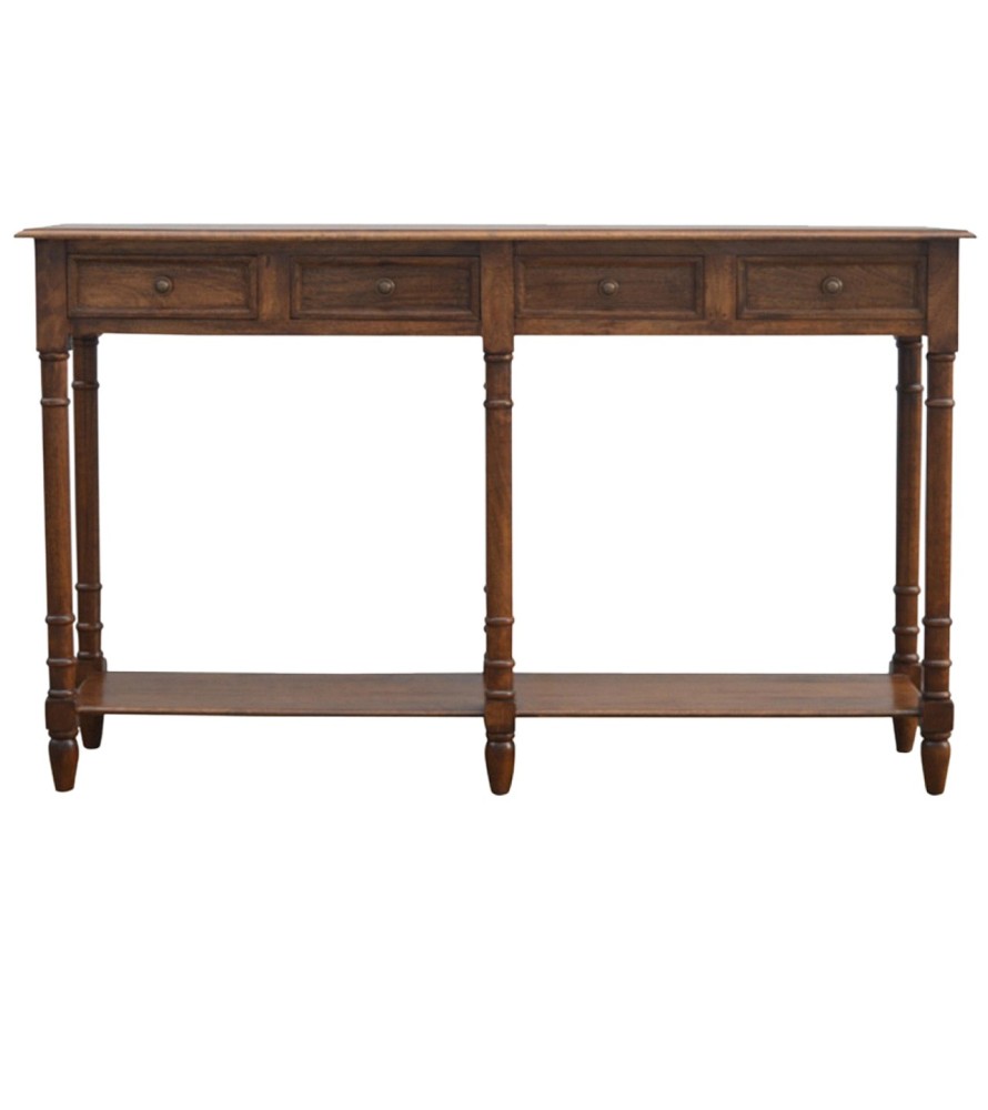 4 Drawer Hallway Console Table