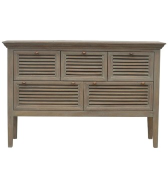 Buffet à 5 volets gris délavé