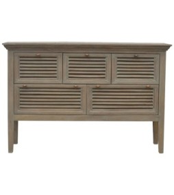 Buffet à 5 volets gris délavé